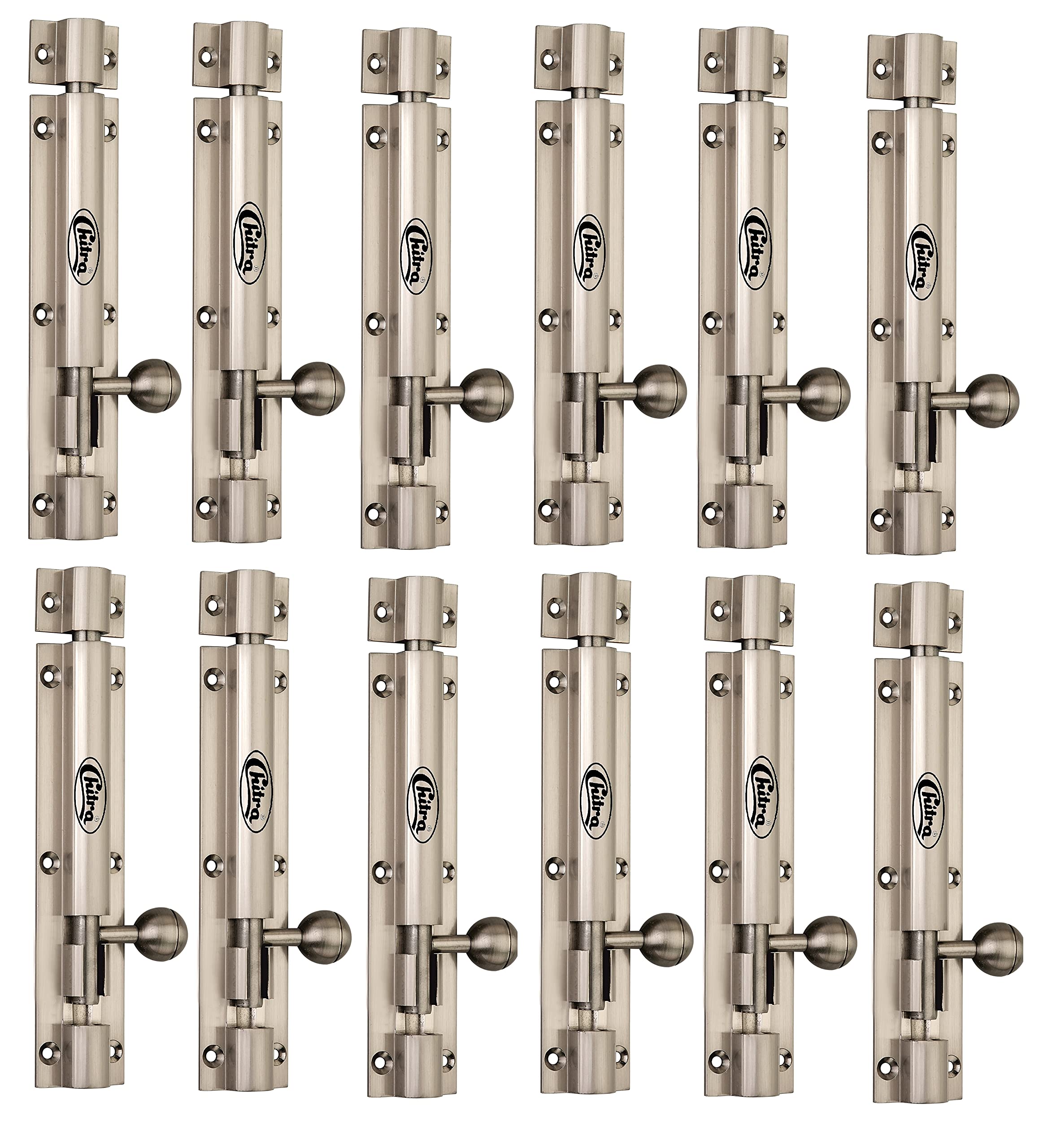Chitra ALTB-202 24 Inch, Tower Bolt for Main Door and Bathroom, Kundi, Door Latch, Chitakni, Door Latch for Main Door, Tower Bolt for Home,Offices Doors (Antique Brass, Pack of 2) — Amazon image 24