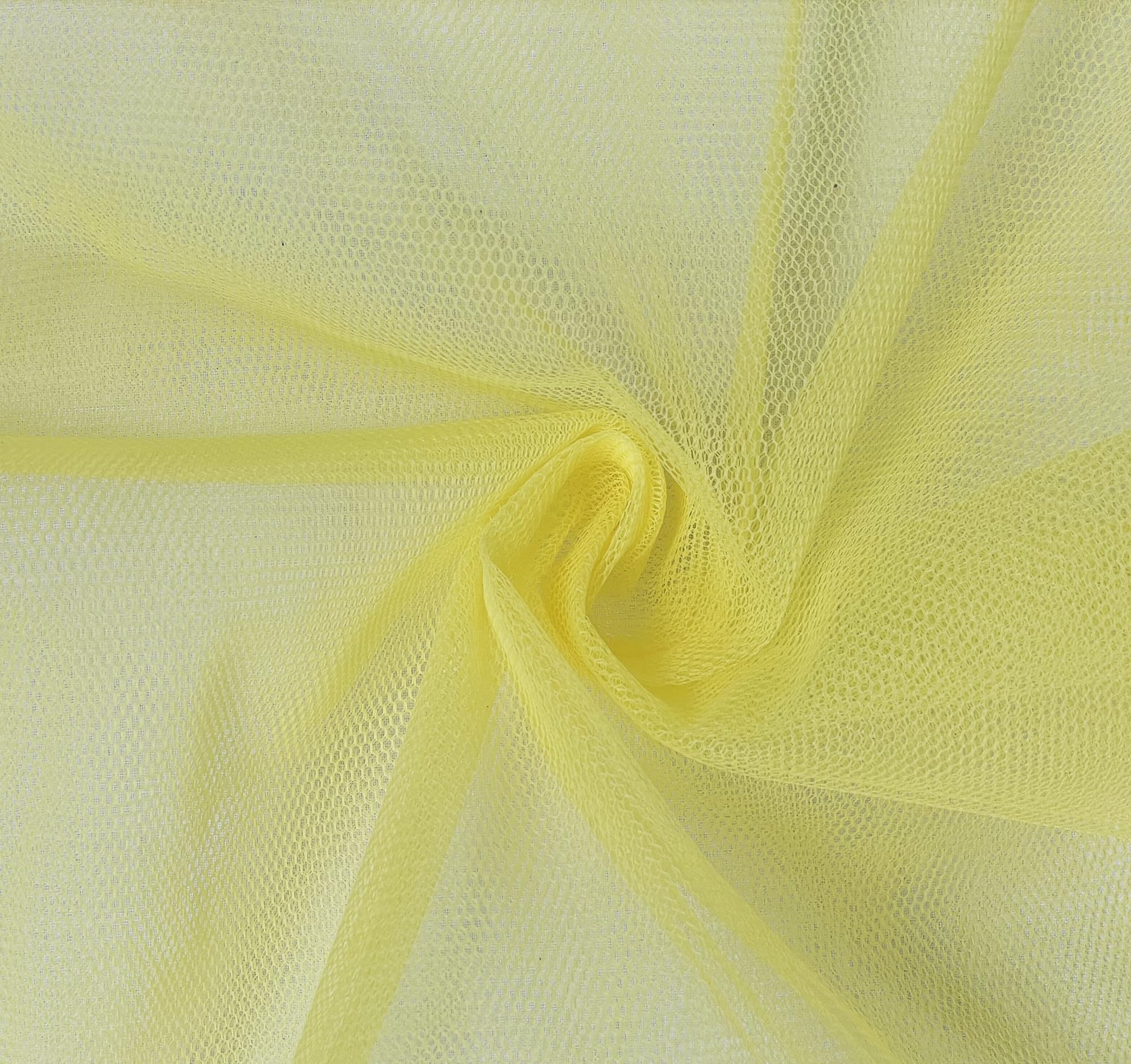 Sheer Dress Net Mesh Fabric Tutu Tulle Mesh Dancewear Stiff Flare Free Nylon Wedding Bridal Veil Material 150cm Wide (500 x 150cm / 197" x 60" - Image 2