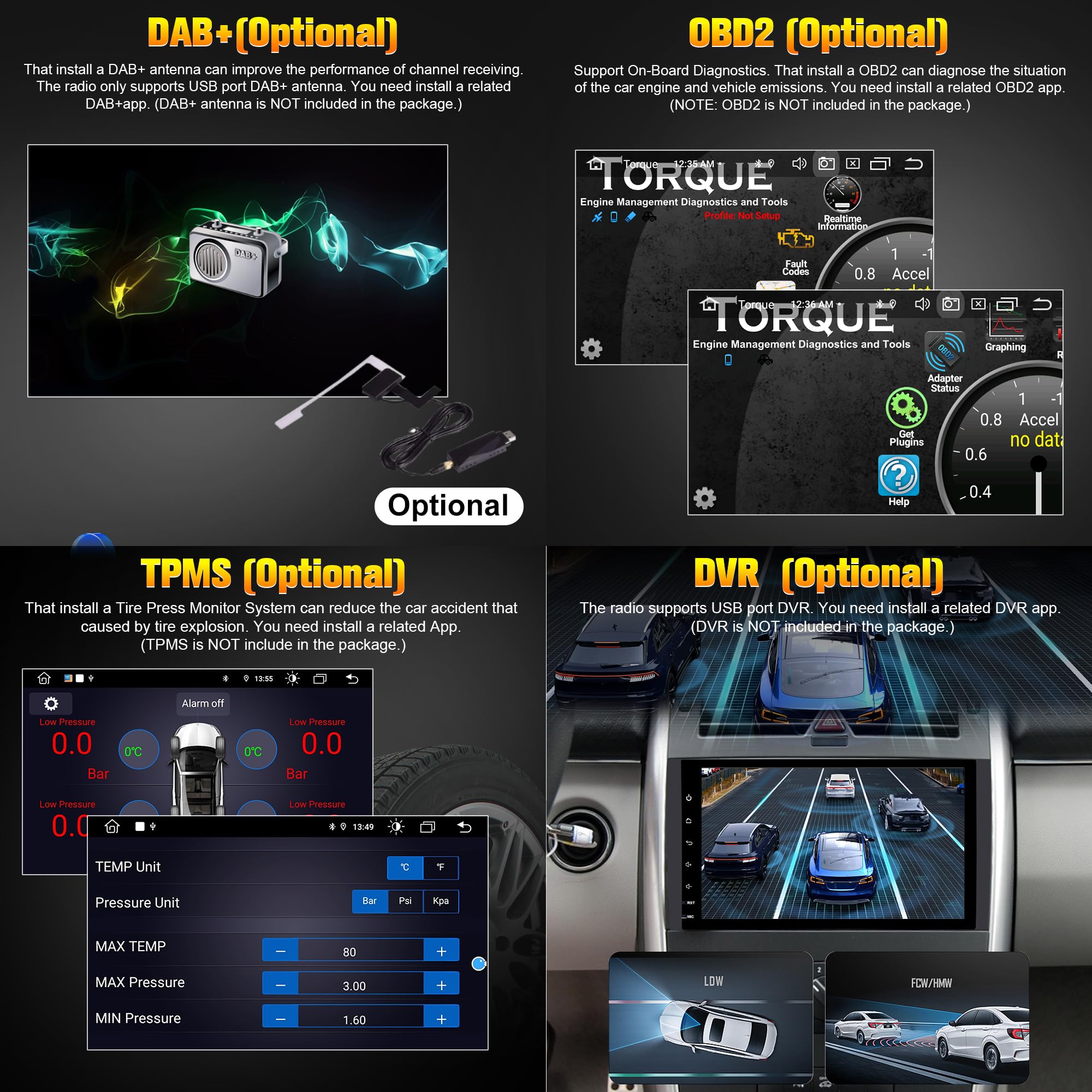 Android autoradio per FIAT TIPO EGEA 2015-2017 Android schermo stereo radio GPS Wireless Carplay, Android Auto, navigazione, Bluetooth, WIFI, FM/AM Radio [4G RAM+64G ROM]