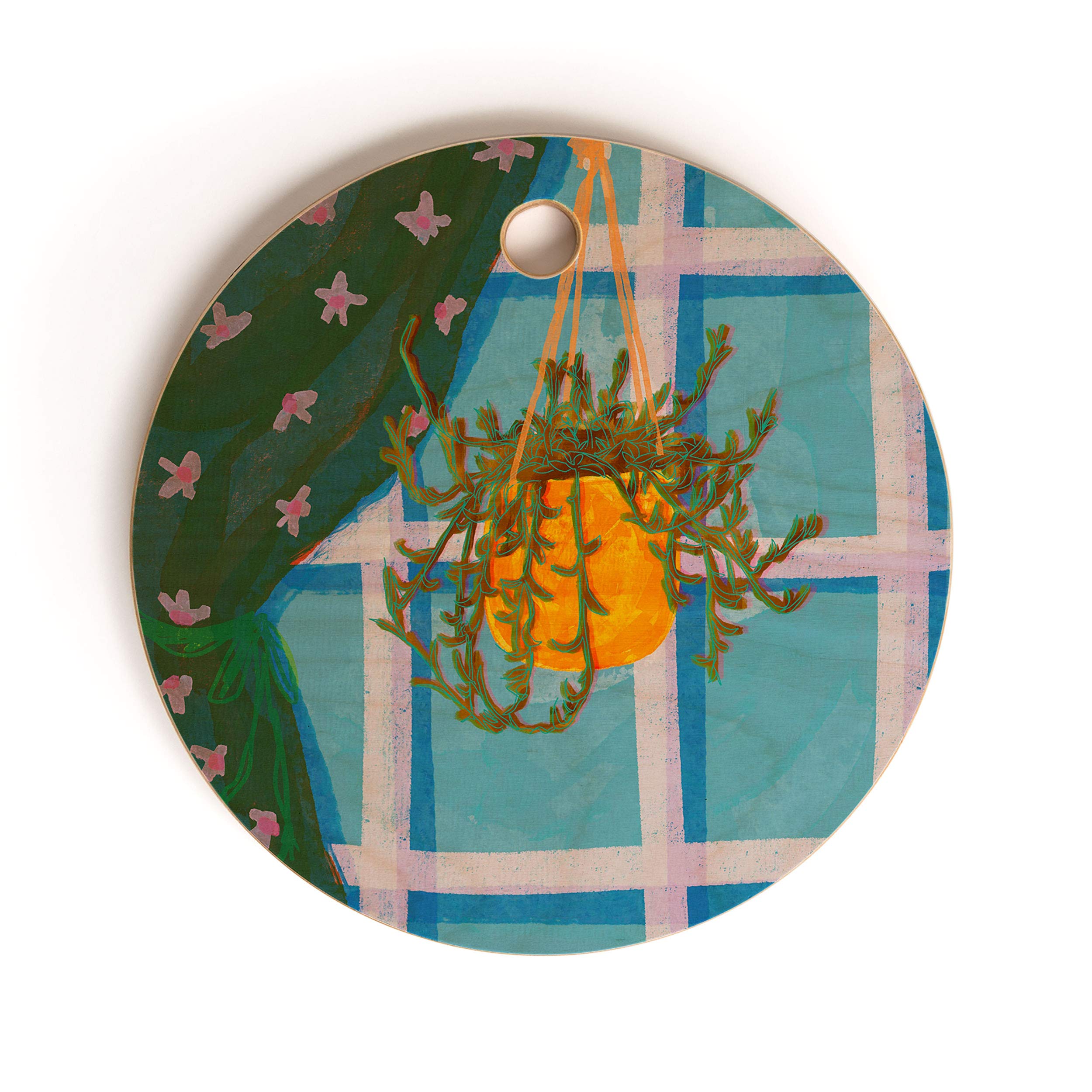 Society6 Sewzinski Plant Study III Cutting Board, 11.5", Multi