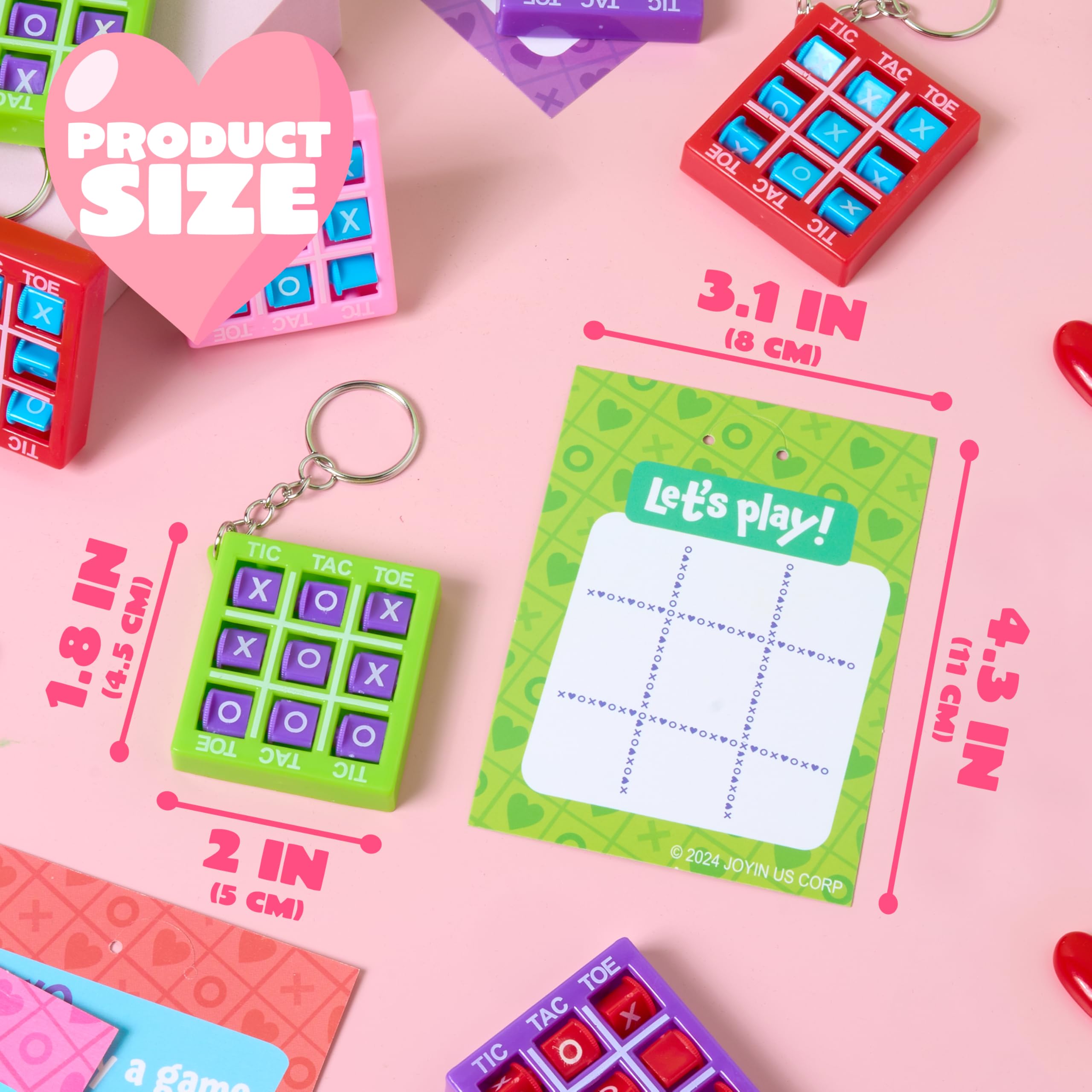 Amazon.com: JOYIN 36 Pcs Valentines Day Tic-Tac-Toe Keychain with
