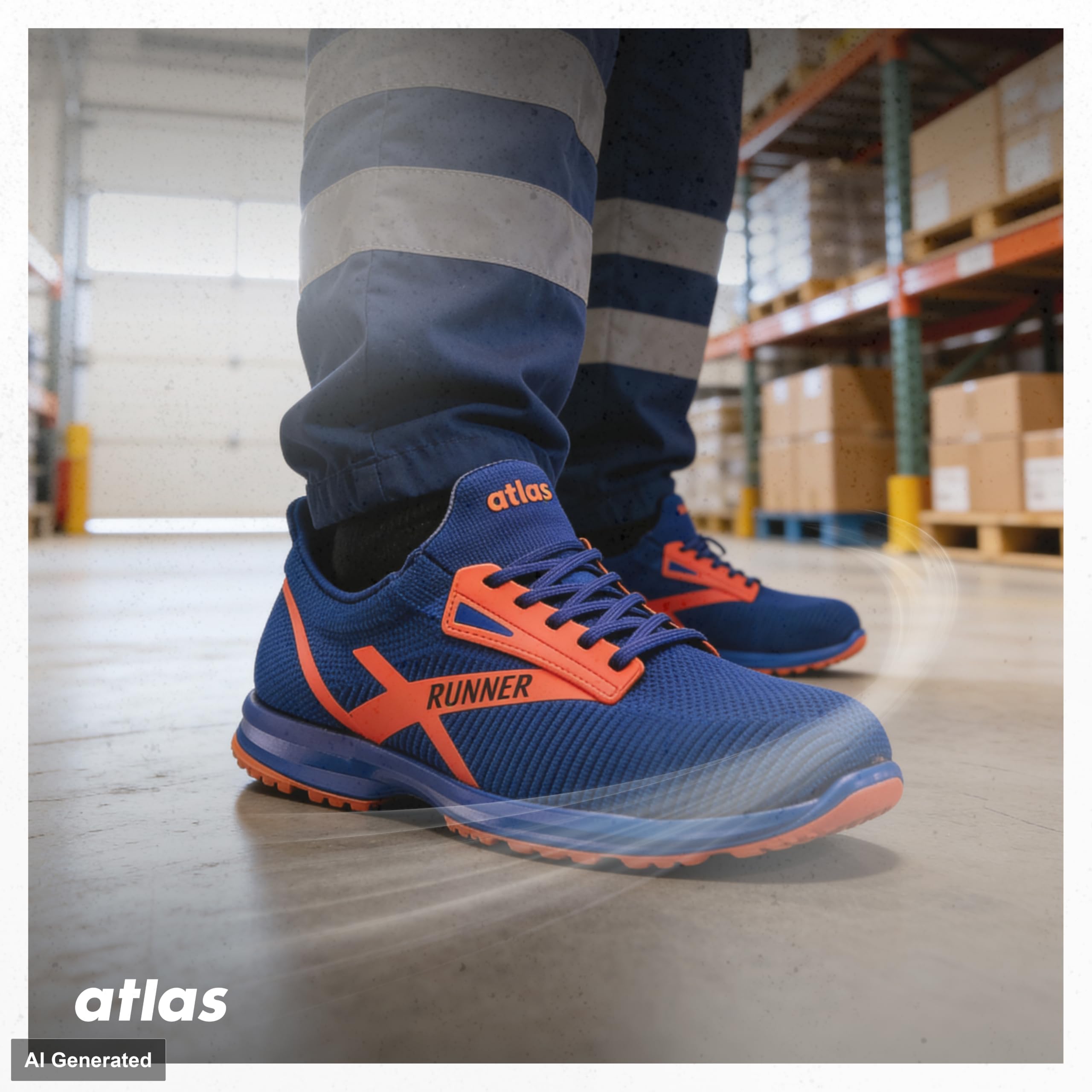ATLAS - the shoe company Buty ochronne Runner 45 S1P ESD EN ISO 20345 SRC