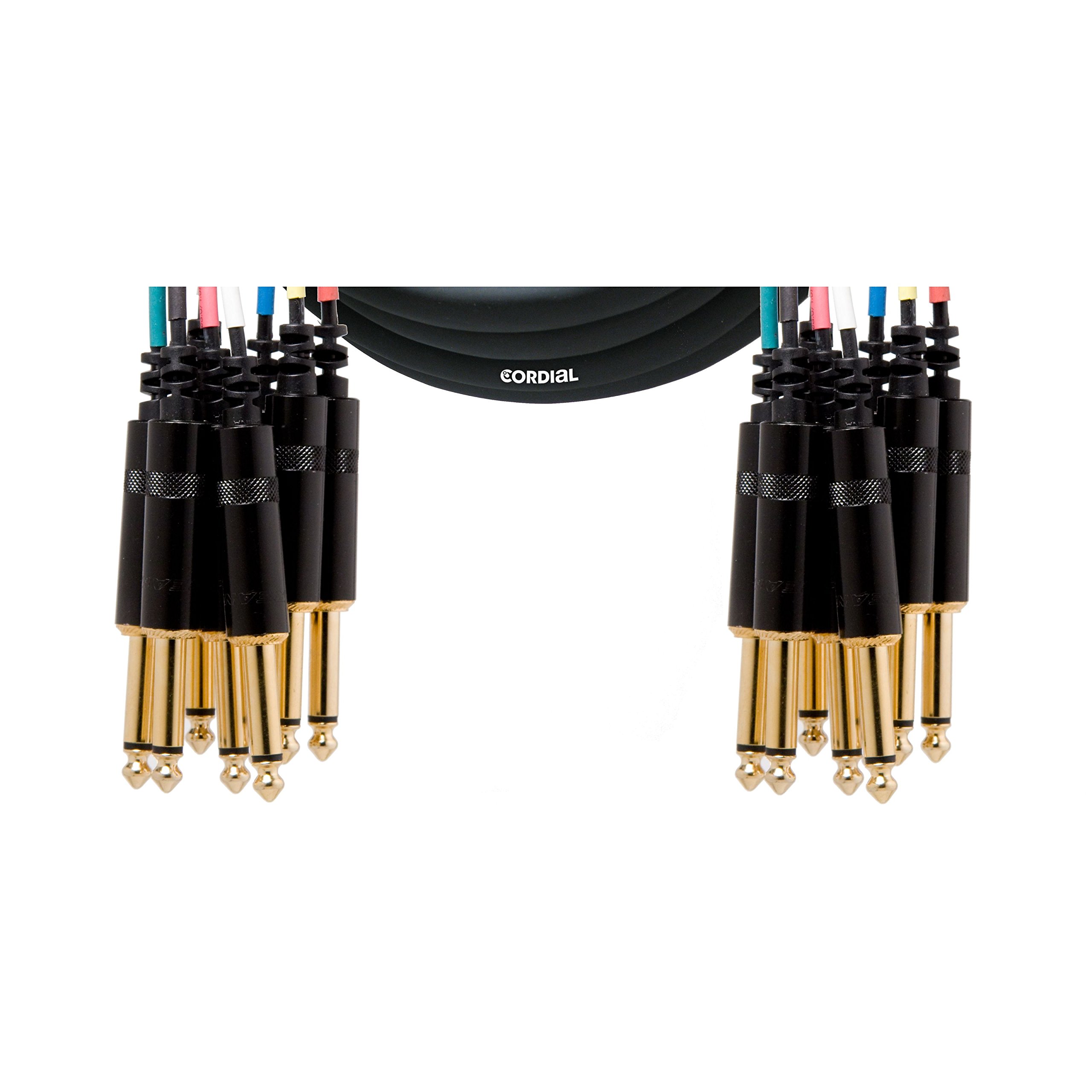 Cordial Intro Multicore Kli/Kli unsym. 8-fach, Rean Stecker, 3,0m - Cavo multicore analogico