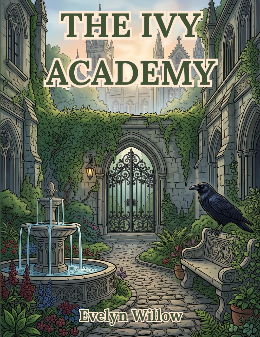 The Ivy Academy: An Intricate Dark Academia Coloring Book of Gothic Architecture, Cozy Student Rooms and Hidden Owls for Anxiety Relief (The Dark Academia Series)