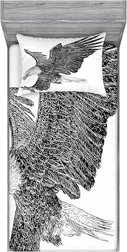 Miniatura 193 de Ambesonne Juego de sábanas bajeras y fundas de almohada, deliciosos tacos con verduras, cocina folclórica, ingredientes de recetas de comida Beige