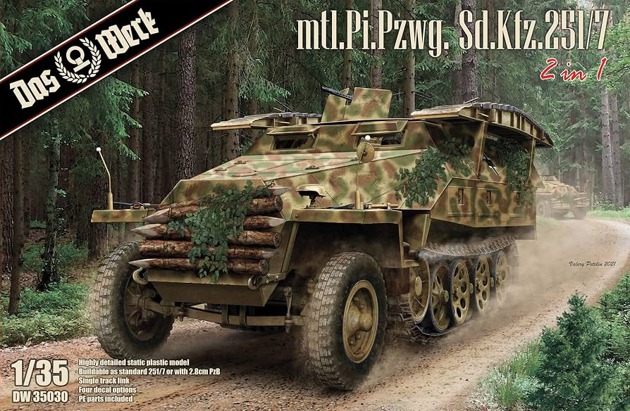 Amazon | ダス・ヴェルク 1/35 ドイツ軍 Sd.Kfz.251/7 D型 戦闘工兵車