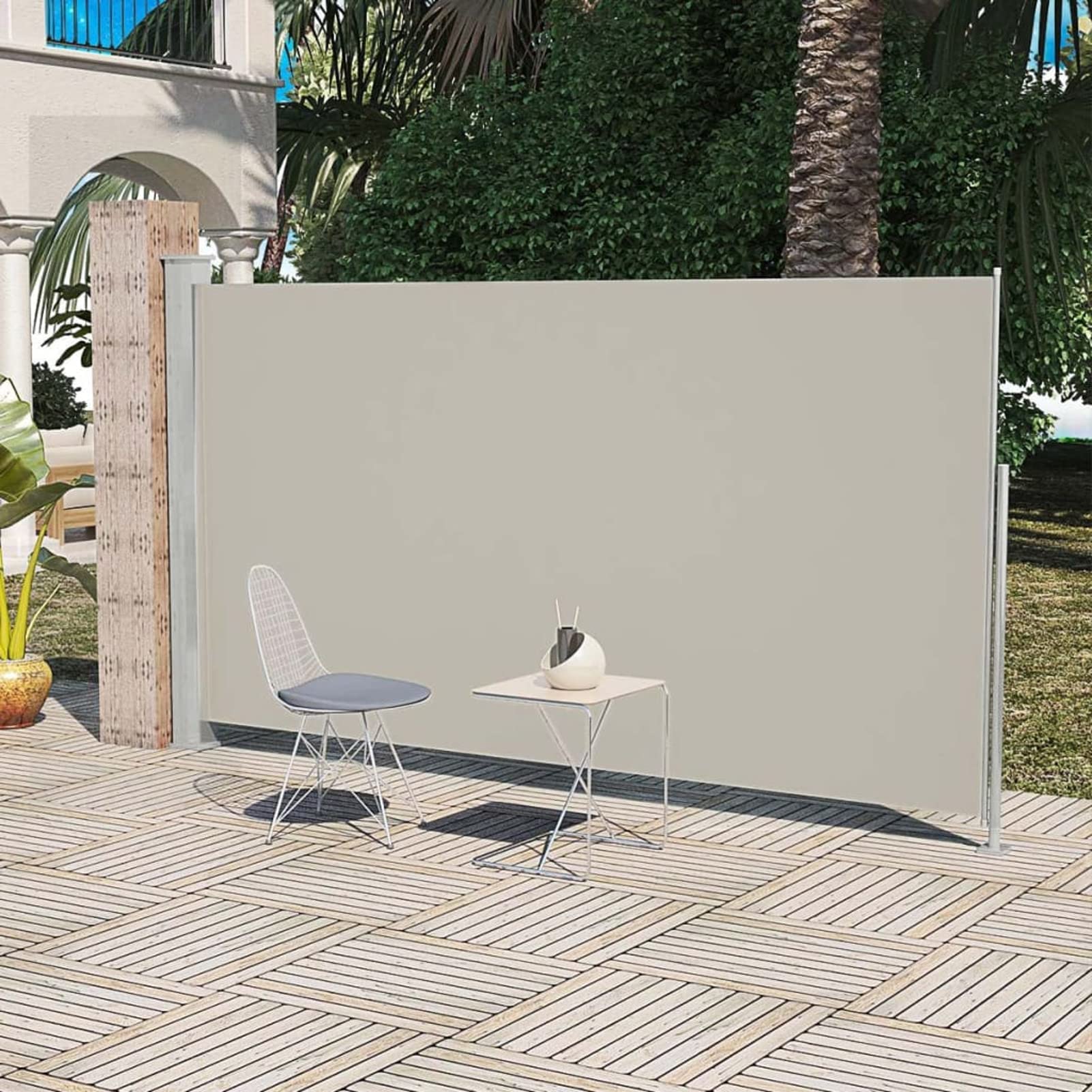 Tenda da Sole,Laterale,Estensibile,da Patio,da Terrazzo,Giardino,Tenda da Sole per Esterno,Tenda da Sole Laterale,Tenda Paravento da Esterno,Tenda da Sole da Balcone,Tenda da Sole Avvolgibile