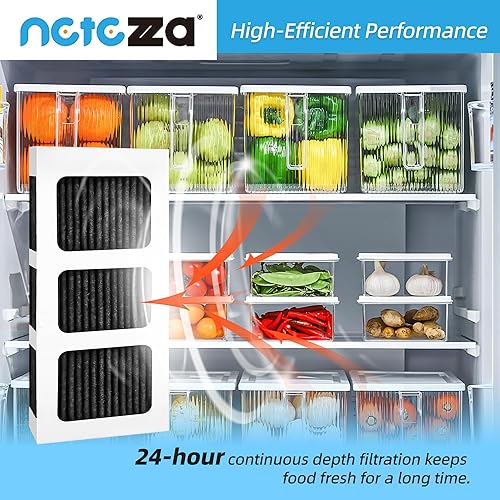 Miniatura 5 de Netezza Paultra2 - Filtro de aire de repuesto para refrigerador, compatible con Frigidaire Pureair Ultra 2, Pure Air Ultra 2, Pureair Ultra II y