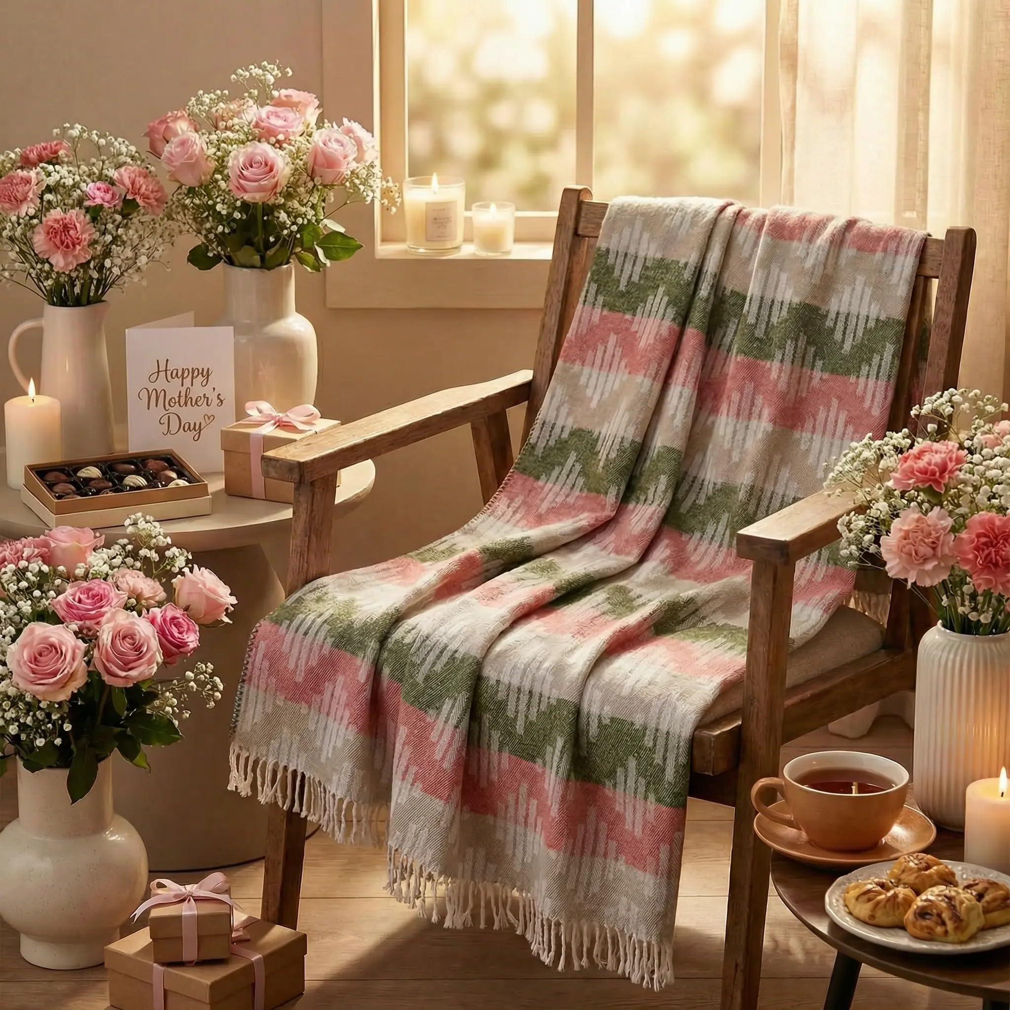 Couverture d'hiver turque pour vos soirées cocooning sur le canapé ou lit 150x200cm