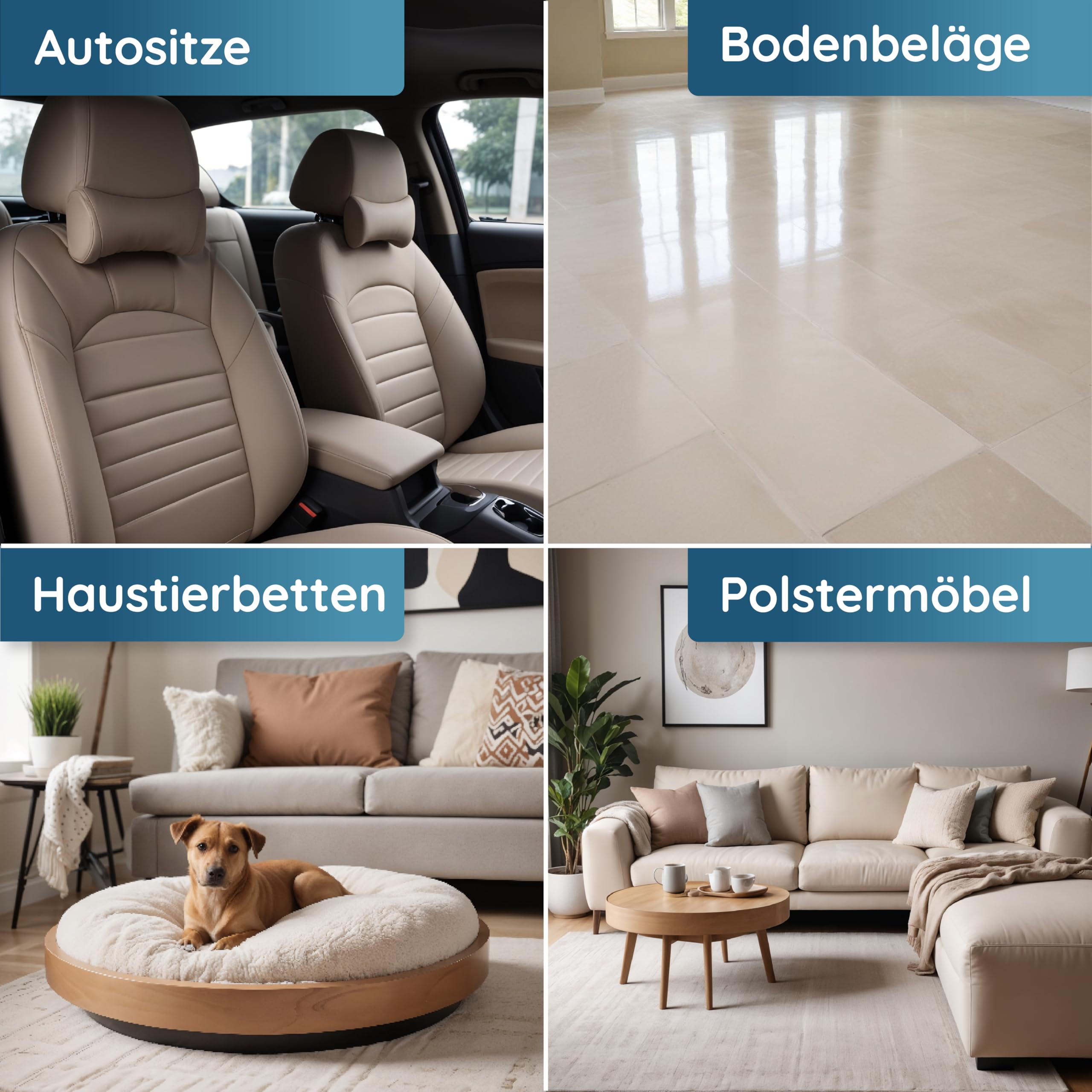 hauszauber - Enzymreiniger Konzentrat - [STARKER GERUCHSENTFERNER] - 1000 ml - Gegen Urin, Katzenurin, Hundeurin, Kot - Geruchsneutralisierer - Zauberfrische