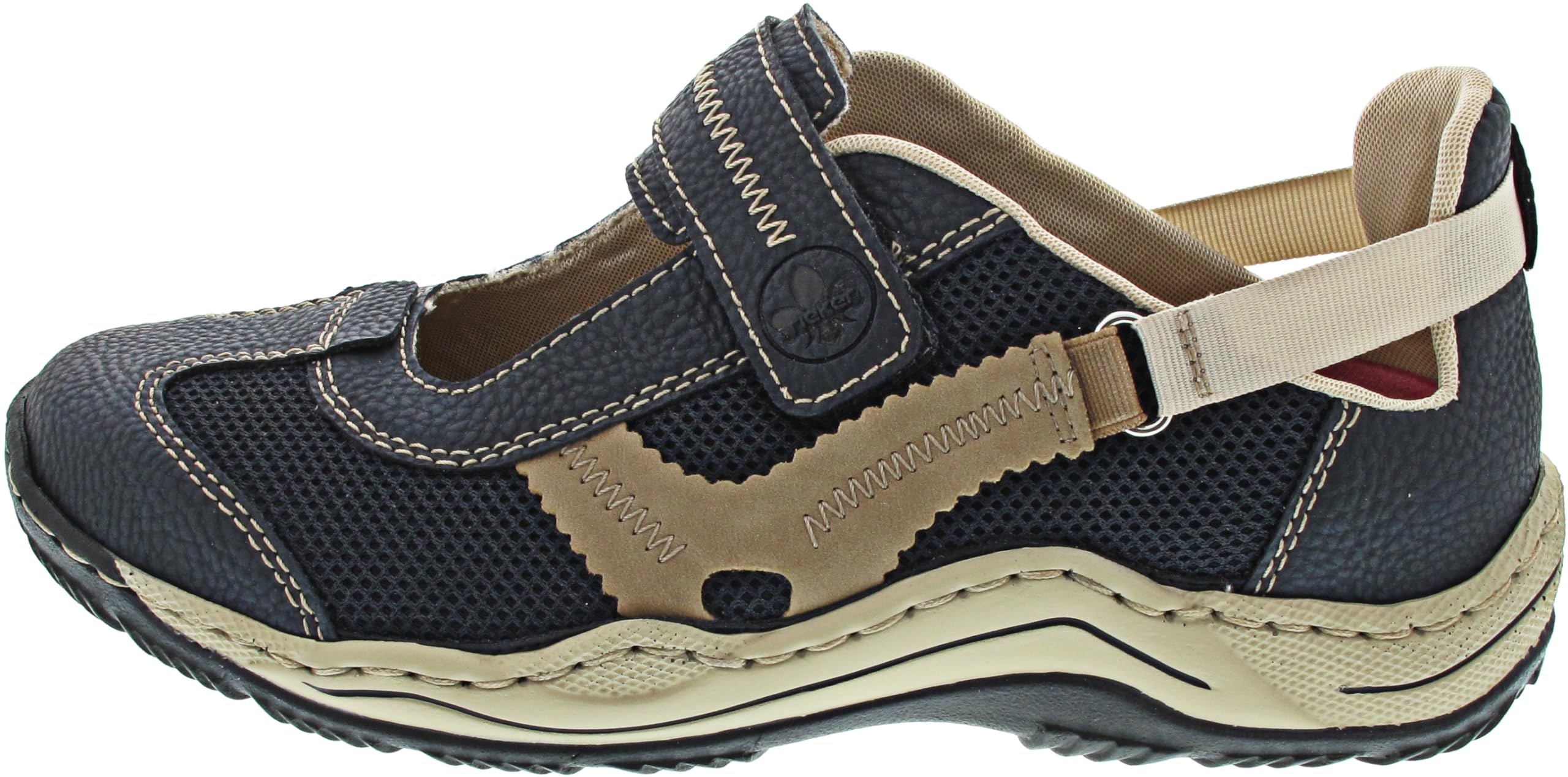 Rieker Shoe Blue, Blue, 7.5 UK