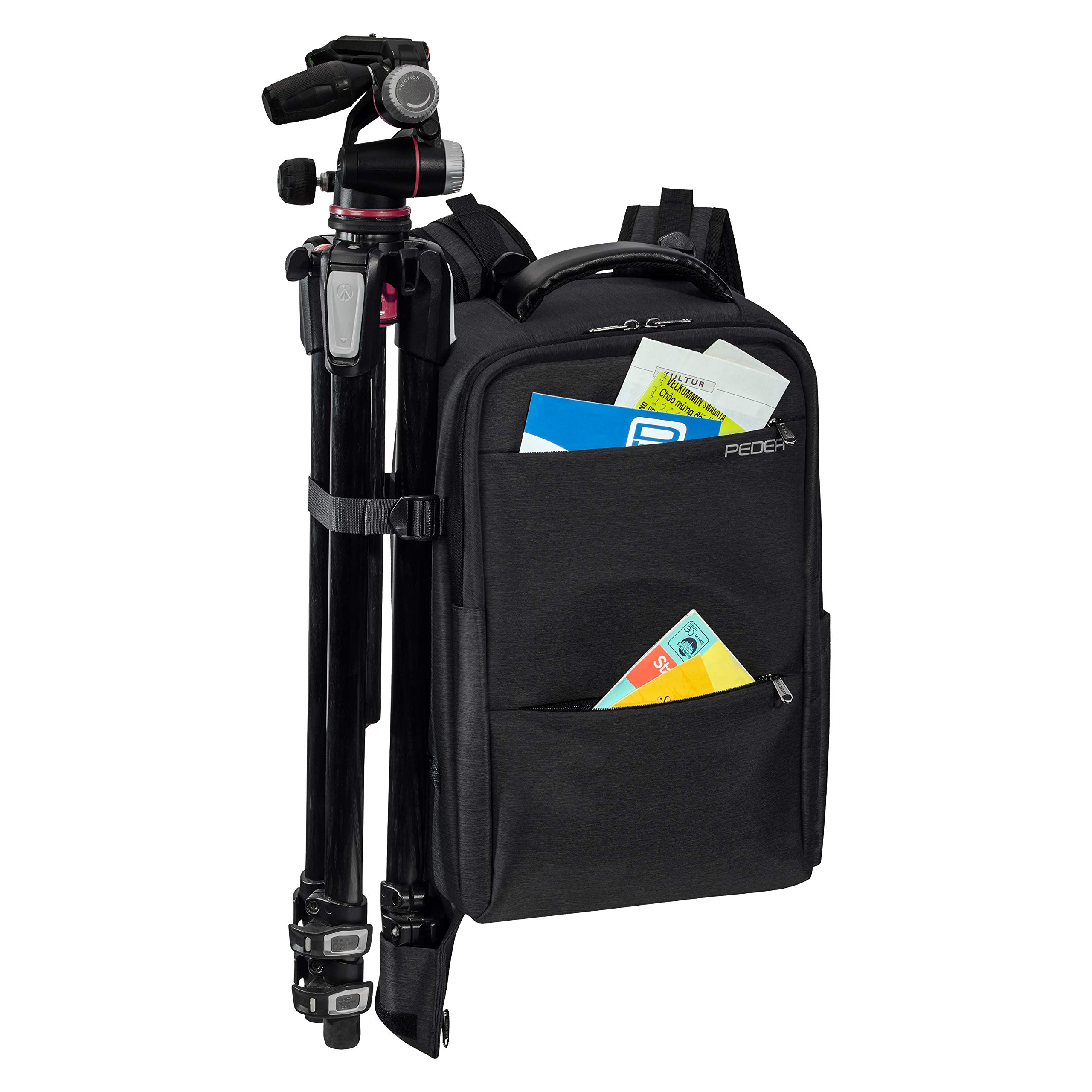 PEDEA Borsa per fotocamera Fashion, Panasonic Lumix DMC G70, G81, GM5, GX80, GH4, GX8 / Sony Alpha 6500 / Nikon D5600
