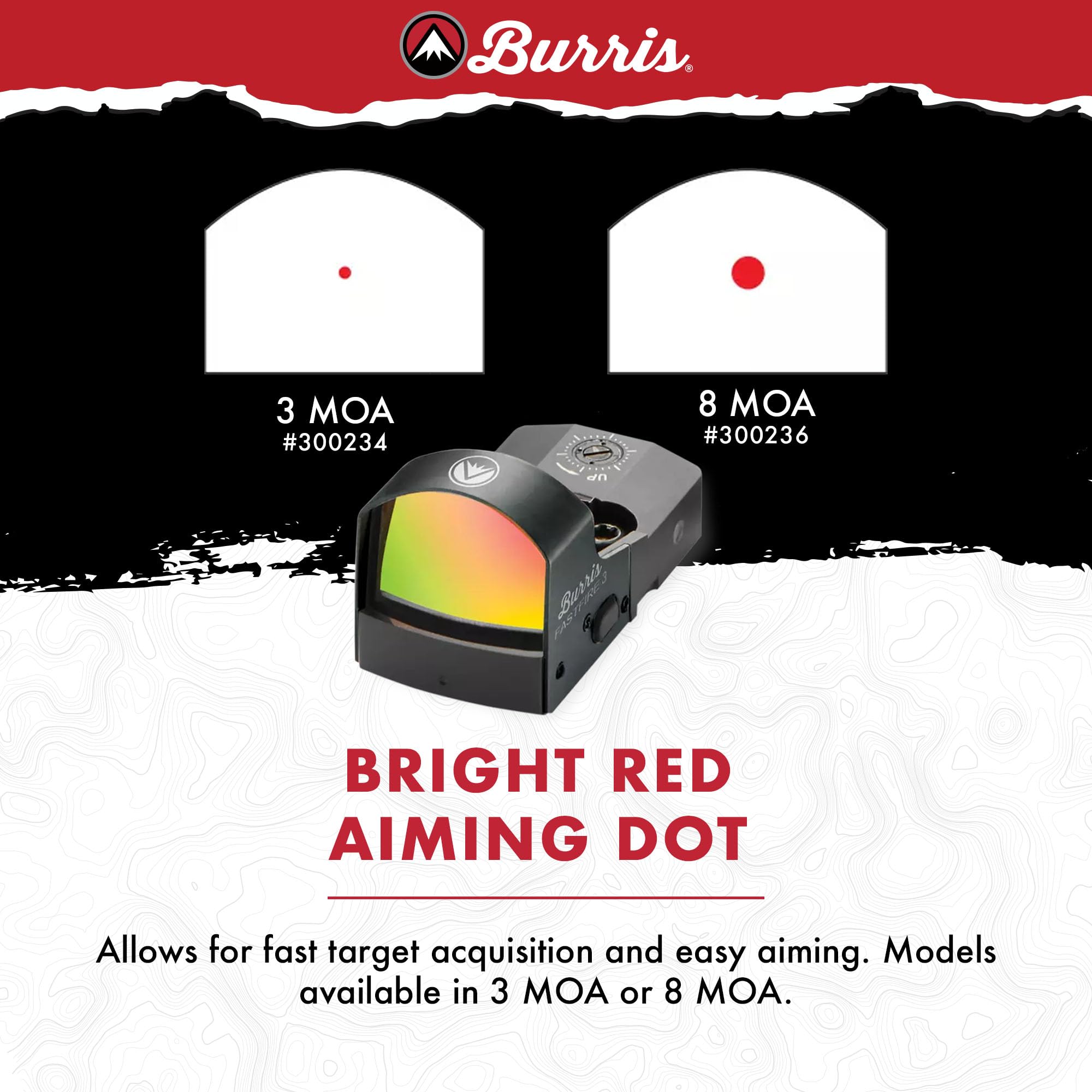 Amazon.co.jp: BURRIS FASTFIRE lll 3MOA w/mount : 家電＆カメラ