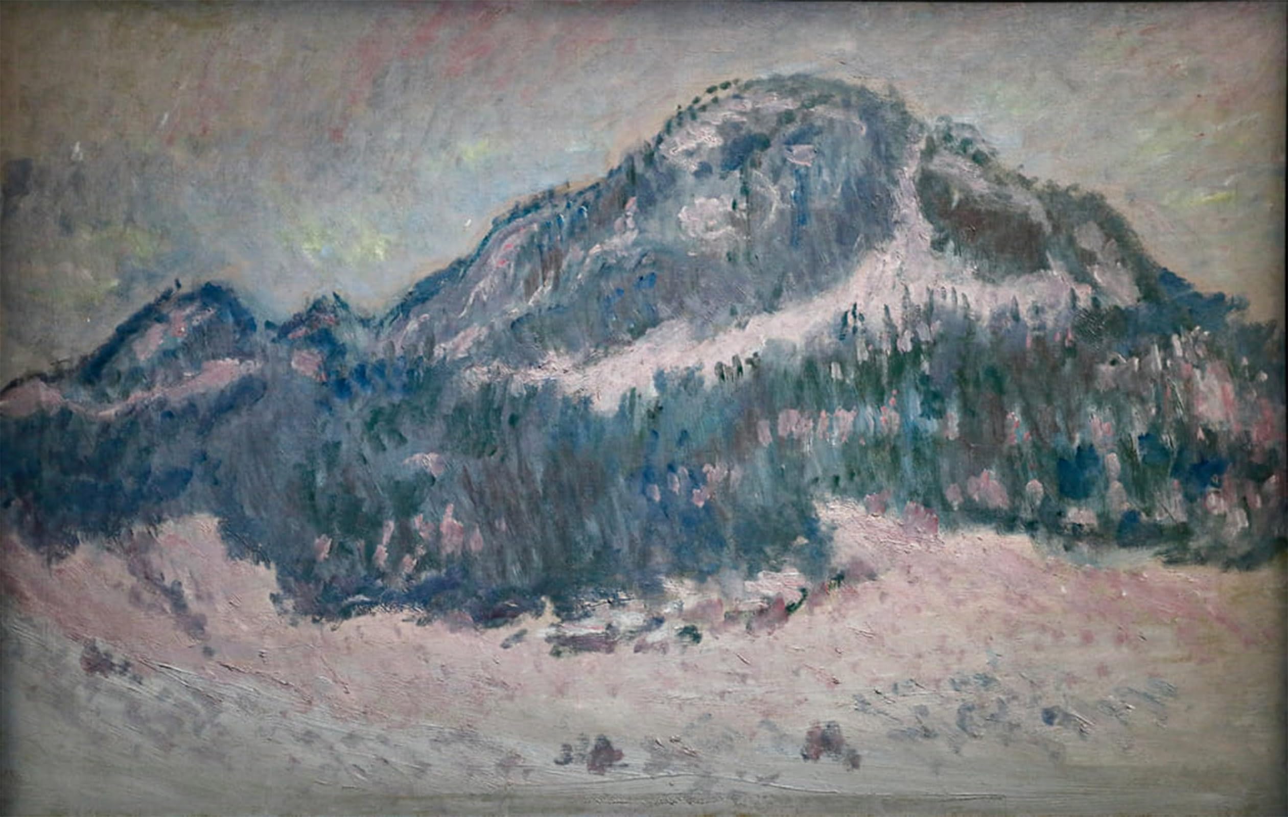 SERENDIPITP Aesthetic Poster Photo Wall Print Retro Picture Kolsaas Mountain in Norway by Claude Monet Modern Wall Artwork for Home Decor 60x90cm
