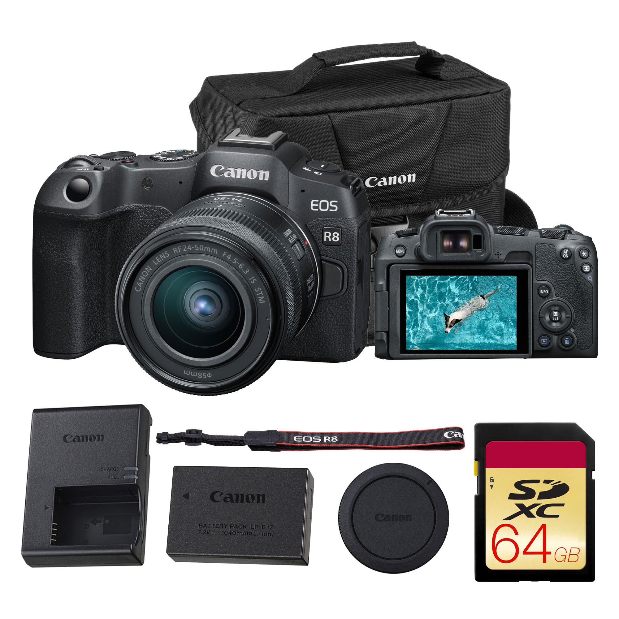 Amazon.com : Canon EOS R8 Mirrorless Camera with RF 24-50mm Lens