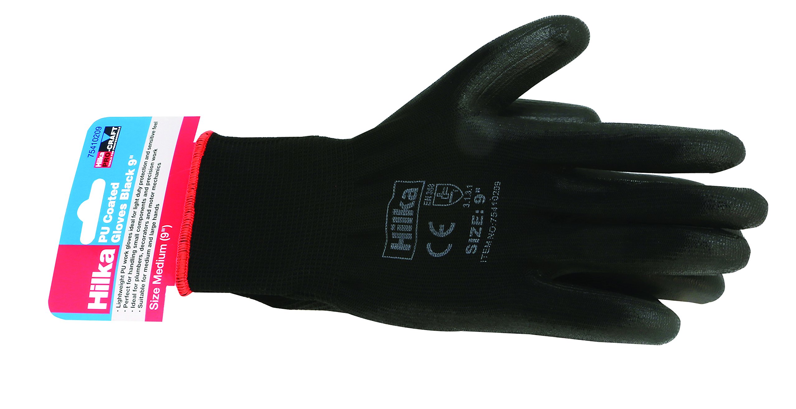 4Tecx Guanti PU Nero L - 3 Coppias