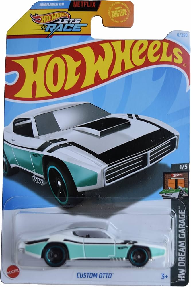 Amazon.com: Hot Wheels Custom Otto, HW Dream Garage 1/5 [White] 6