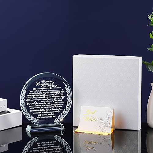 Miniatura 21 de Regalos únicos para novia de novio – Regalos de corazón de cristal, regalos personalizados para mi novia que lo tiene todo – Cumpleaños