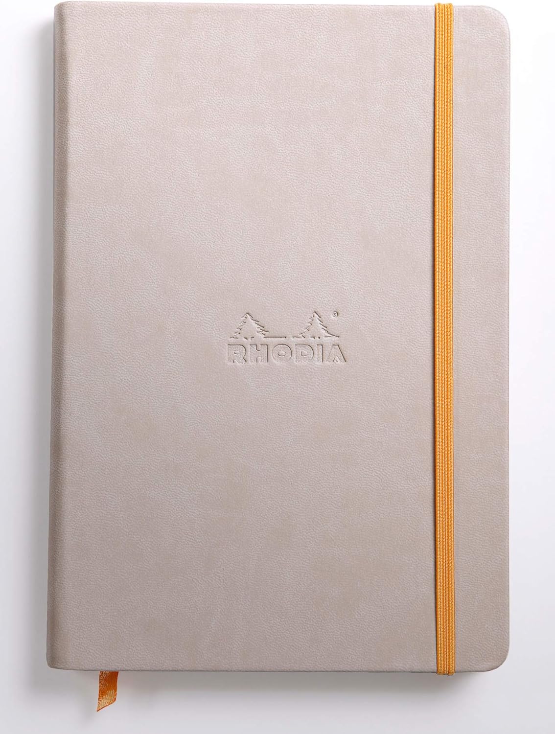 Rhodia Rhodiarama Webnotebook - Lined 96 sheets - 5 1/2 x 8 1/4 - Beige Cover (118745C)