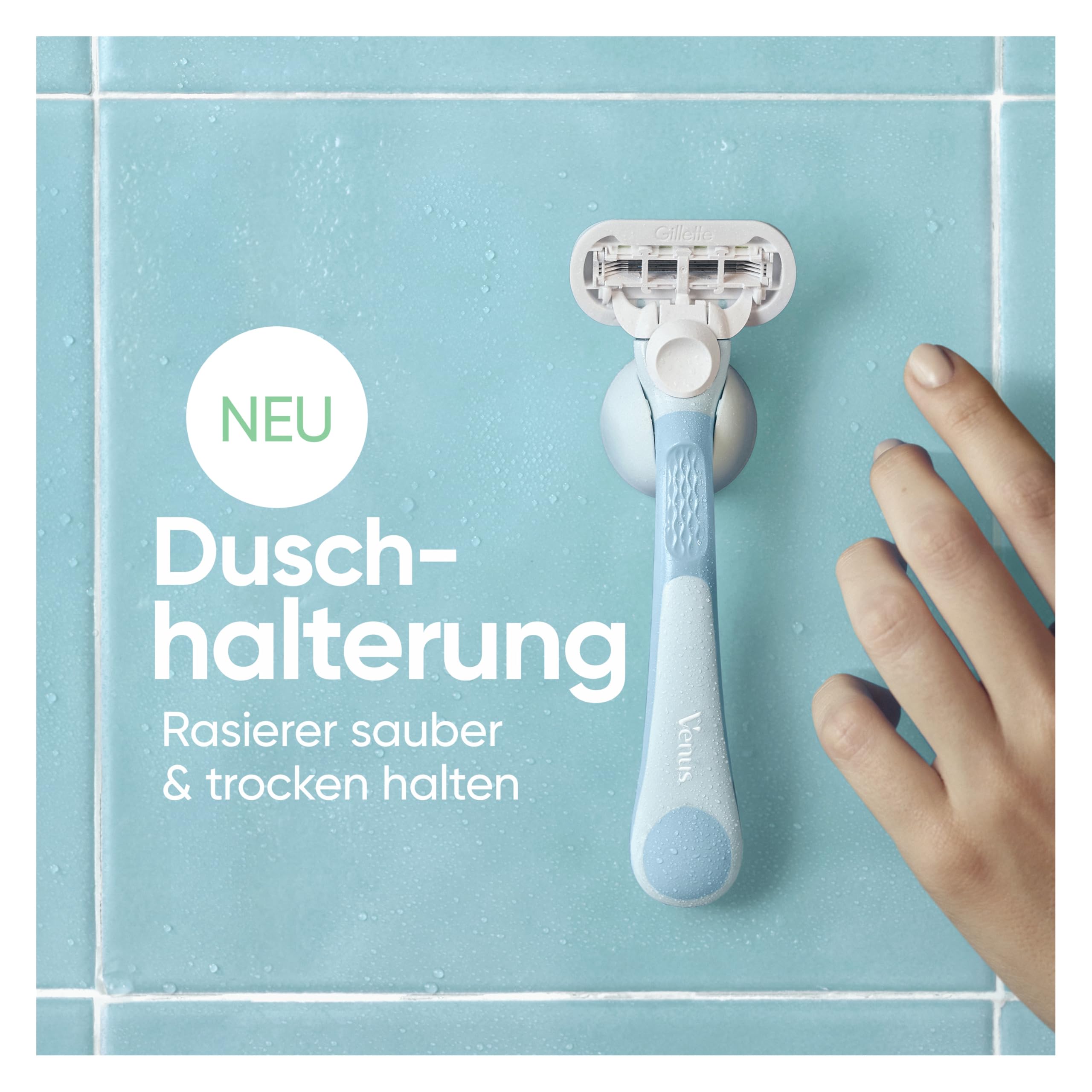 Gillette Venus Extra Smooth Rasierklingen Damen, 8 Original Ersatzklingen für Rasierer mit ihren 5 Klingen Eine Langanhaltende Rasur