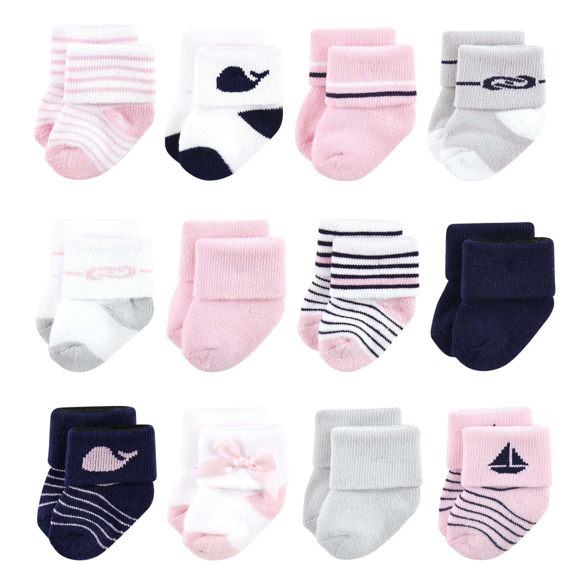 Luvable Friends Unisex Baby Newborn and Baby Terry Socks