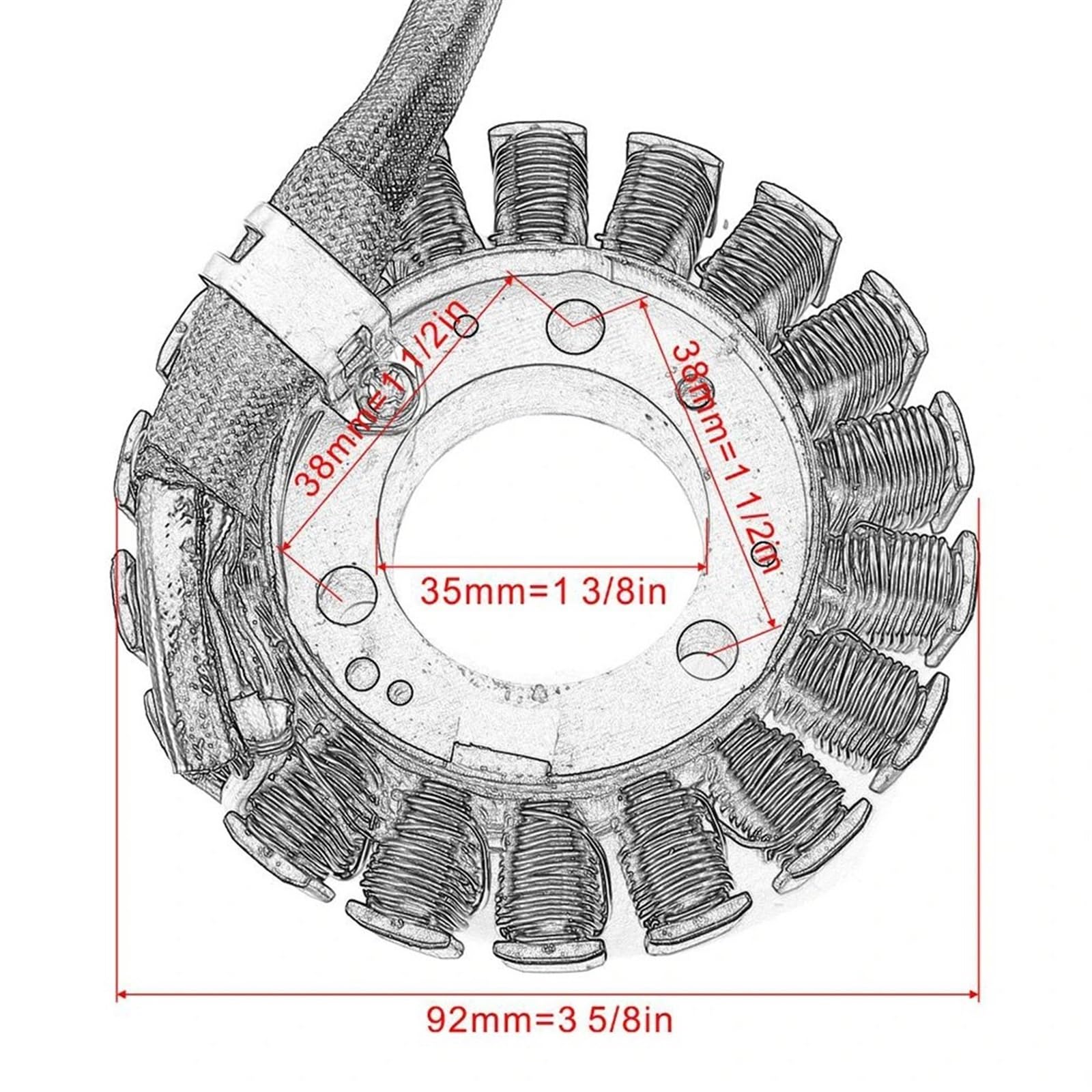 Amazon.co.jp: ステーターコイル オートバイ用 CB-1 CB400F CB 400F
