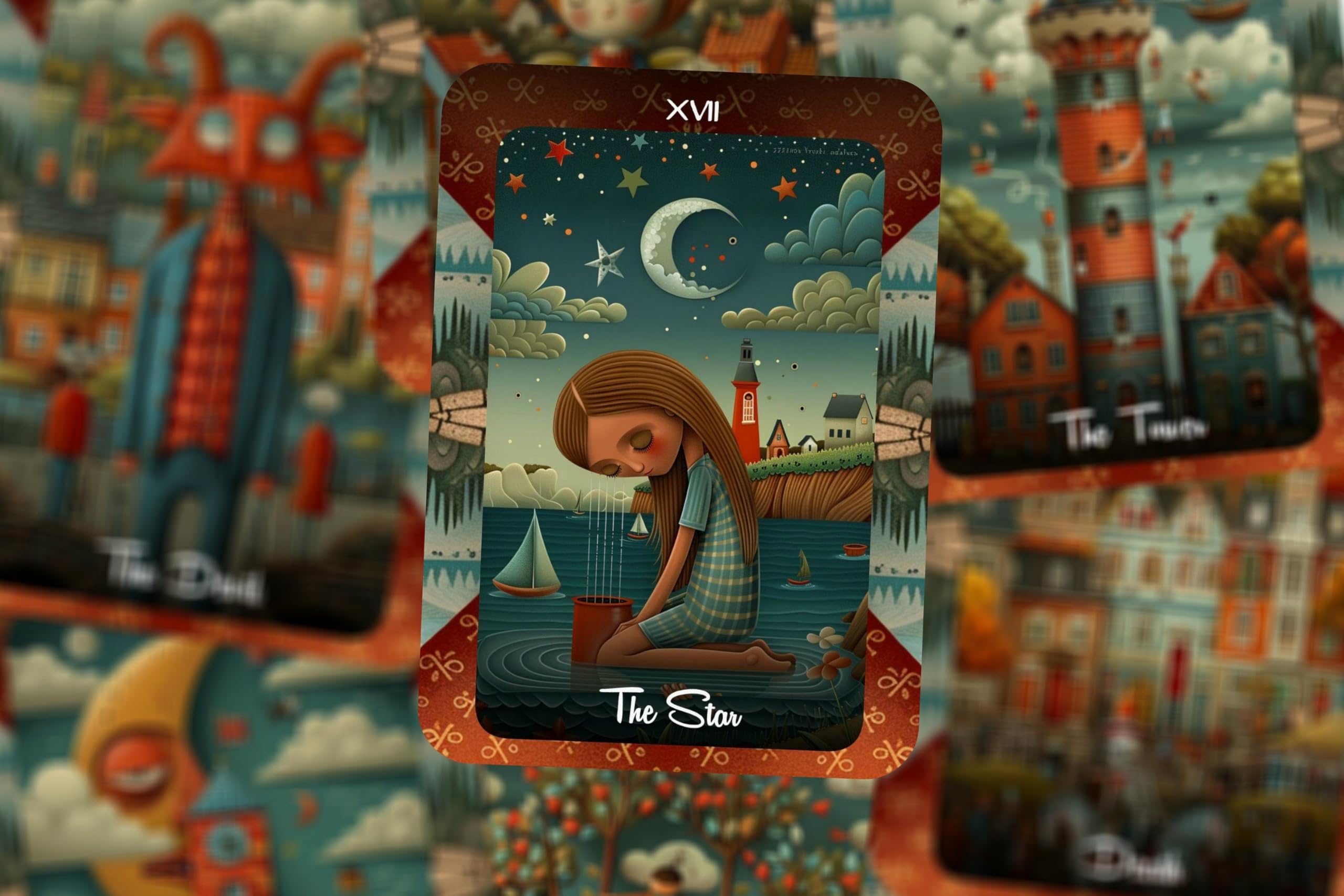 Charming Chronicles Tarot - 78 Cards