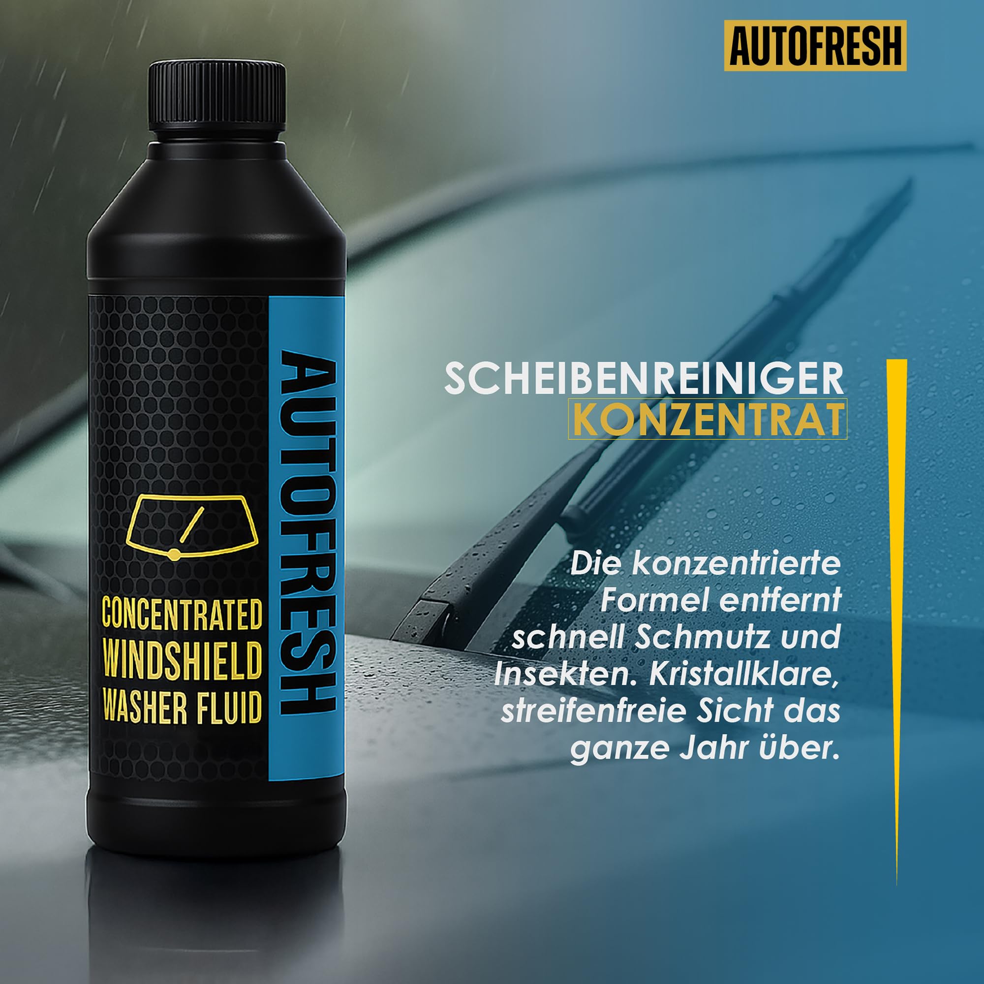 Autopflegeset 9-teilig - Auto Reinigungsset für Innen & Außen - Inkl. Felgenreiniger, Shampoo, Polsterreiniger, Cockpitspray, Reifenglanz, Schwamm & Eimer - Großes KFZ Pflege Set