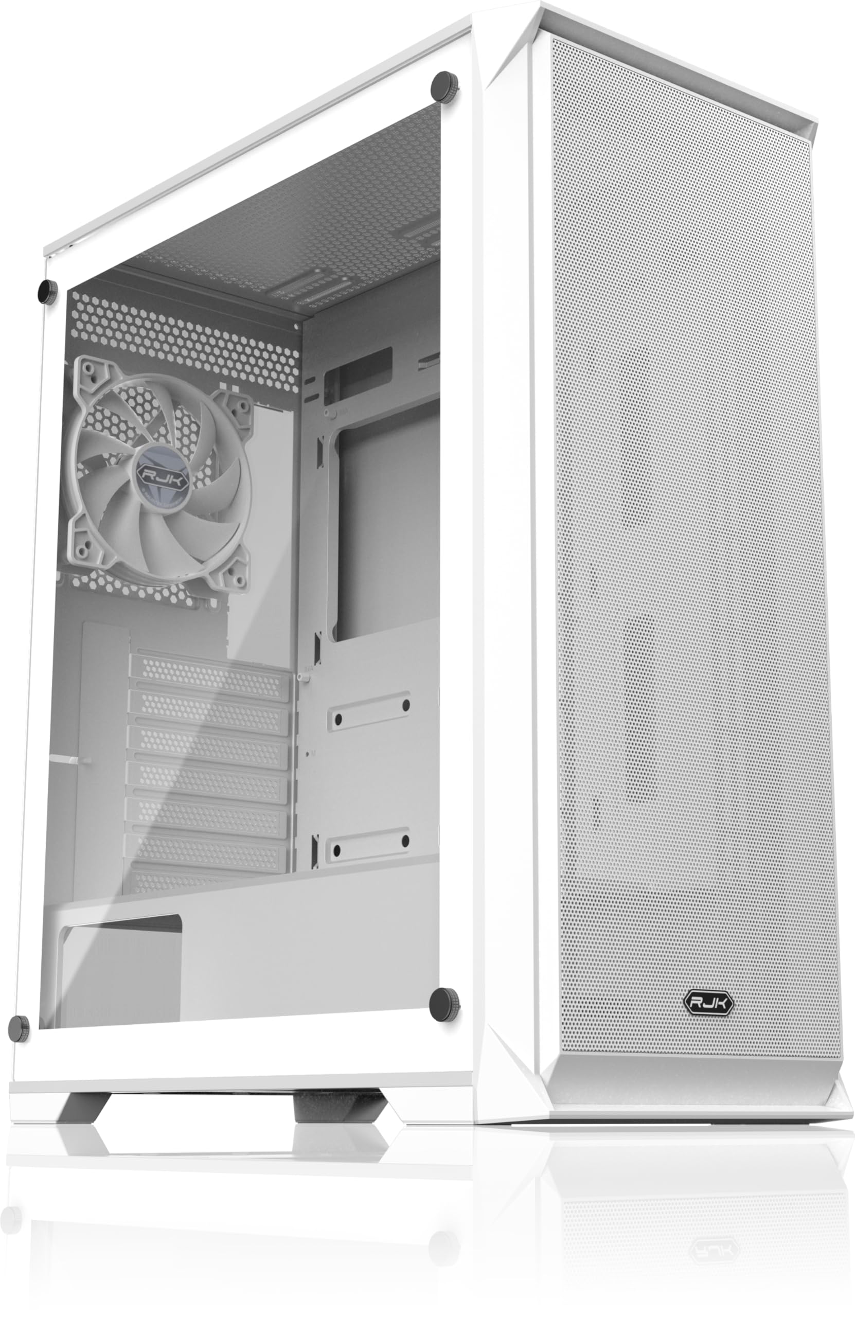 Amazon.co.jp: RAIJINTEK ARCADIA 41 ホワイト ミドルタワーPCケース