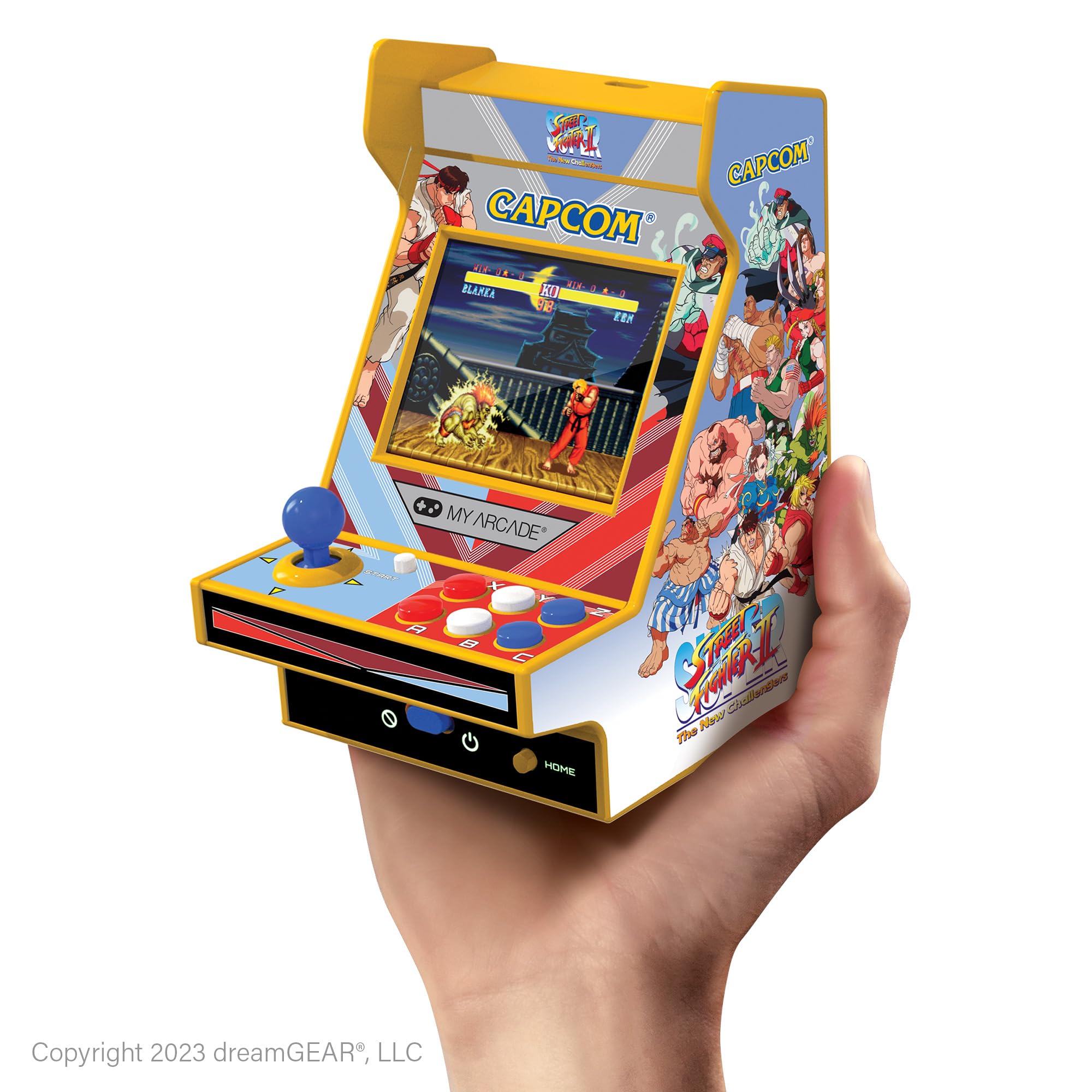 My Arcade Super Street Fighter II Nano Player Portable Retro Arcade (2 GRY W 1)