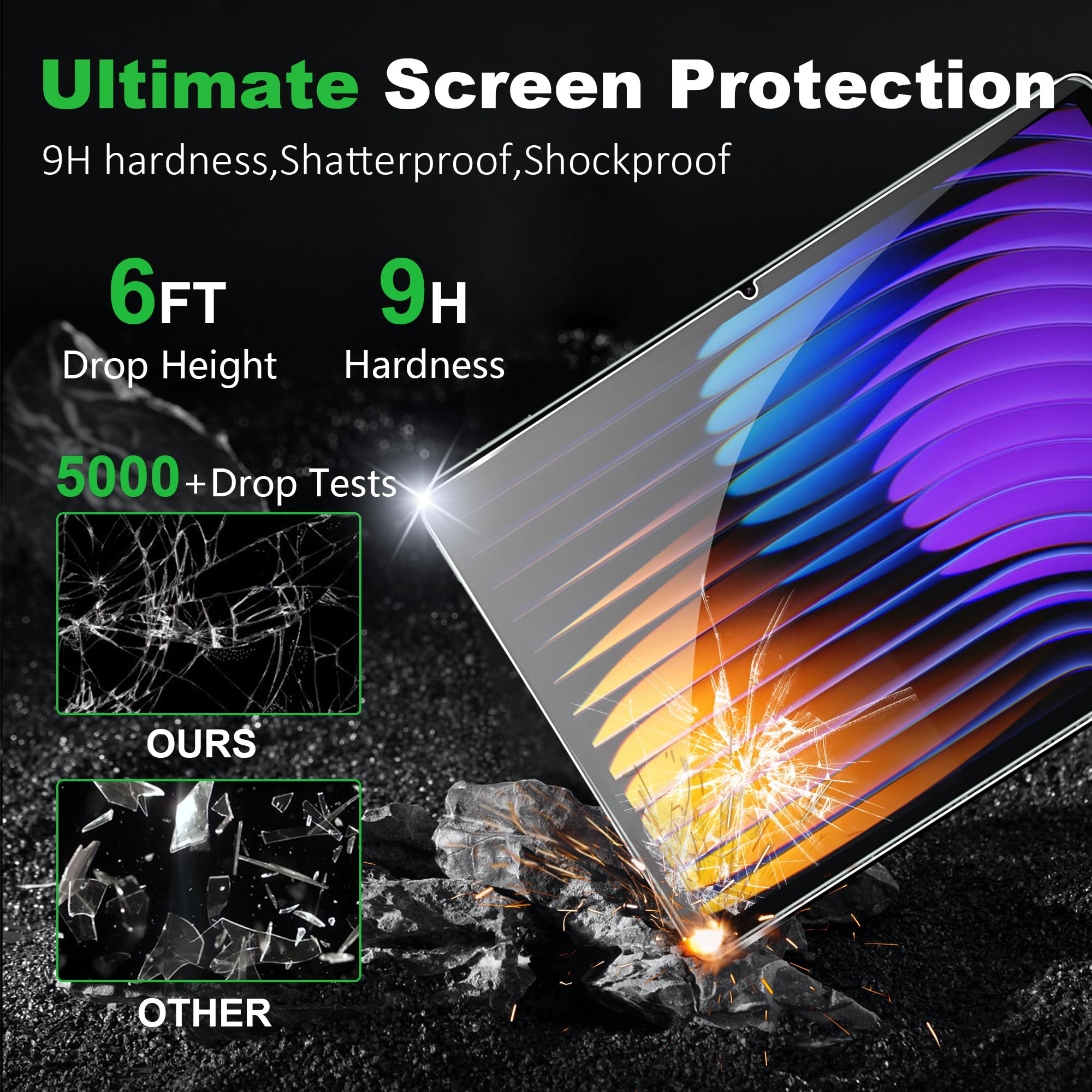 UPSCREEN klare Glas Schutzfolie (für Nubia Pad Pro