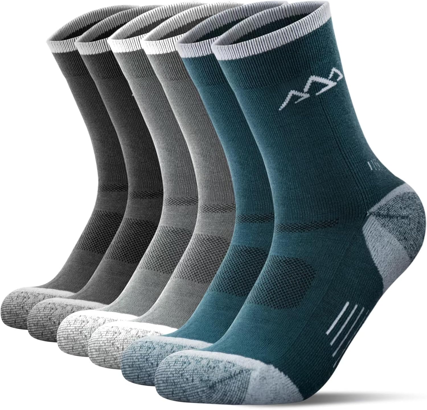 innotree 3 Pack Men’s Merino Wool Hiking Socks, Micro Crew Cushioned Hiking Walking Thermal Moisture Wicking Trekking Socks innotree 3 Pack Men’s Merino Wool Hiking Socks, Micro Crew Cushioned Hiking Walking Thermal Moisture Wicking Trekking Socks