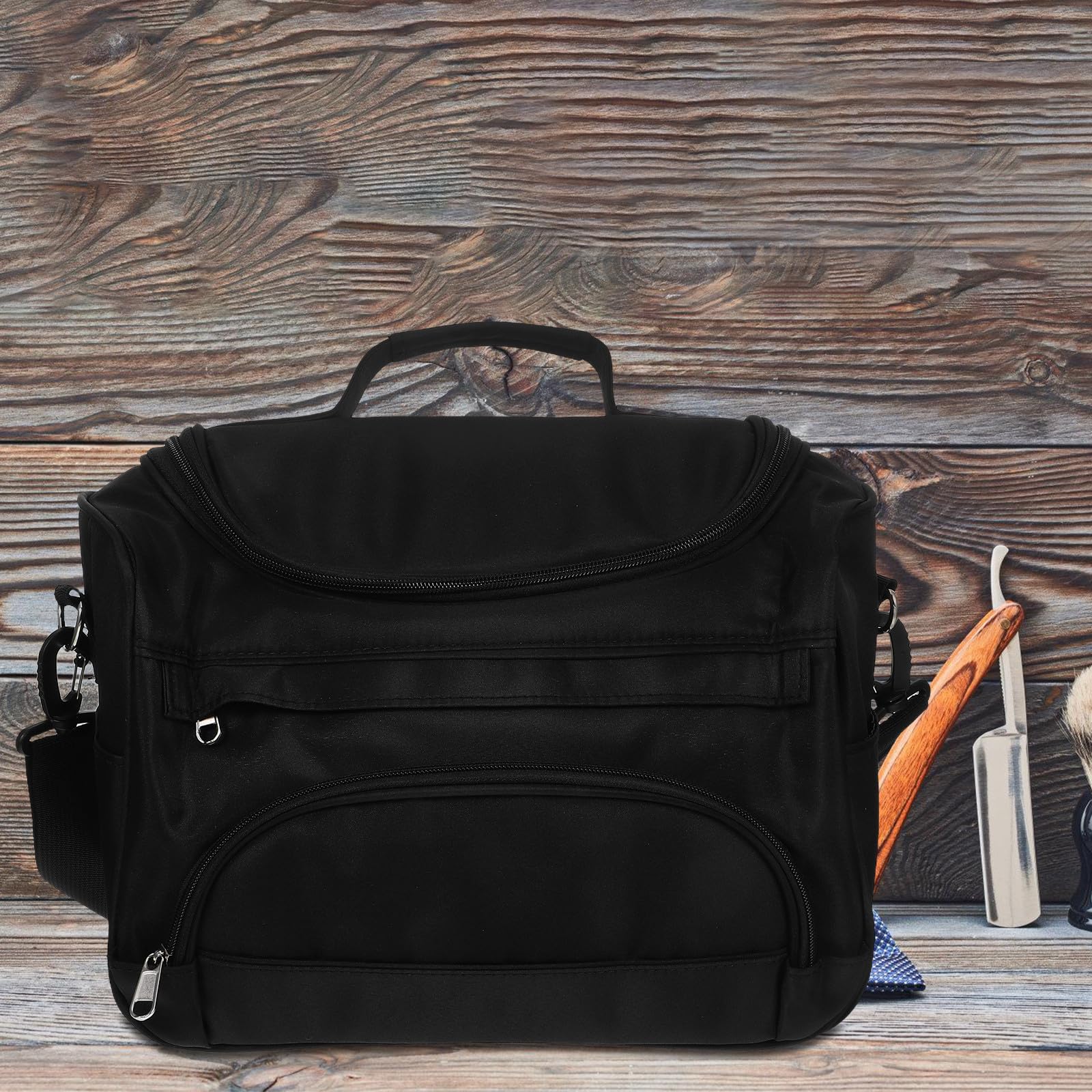 Bolsa de Almacenamiento Portátil para Herramientas de Peluquería de Gran Capacidad con Hombro y Tela Oxford Ligera Adecuado para Viajes y Actividades al Aire Libre