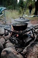 Vista 5 de Stansport Parrilla de Campamento Portátil de Acero con Revestimiento en Polvo