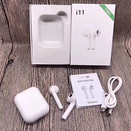 Fashionlook Nuovo I11 TWS Headset with Charging Bin Auricolare Sportivo Auricolare Senza Fili binaurale Senza Fili Whte Fashionlook Nuovo I11 TWS Headset with Charging Bin Auricolare Sportivo Auricolare Senza Fili binaurale Senza Fili Whte