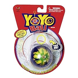 Big Time Toys Yoyo Ball Automatic Return Yoyo, Party Pack of 5, Assorted Colors and Patterns, Never Needs rewinding, New Twist on Old Fun, Enhances Motor Skills and Hand-Eye Coordination
