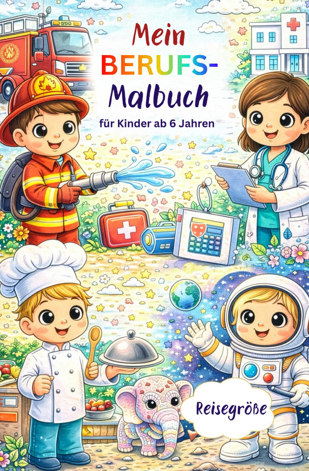 Mein Berufs-Malbuch: für Kinder ab 6 Jahren (Kinder-Malbücher)