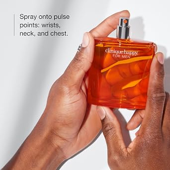 Clinique Happy For Men Eau de Toilette Cologne Spray | Notes of Kaffir Lime + Mandarin | Cologne for Men