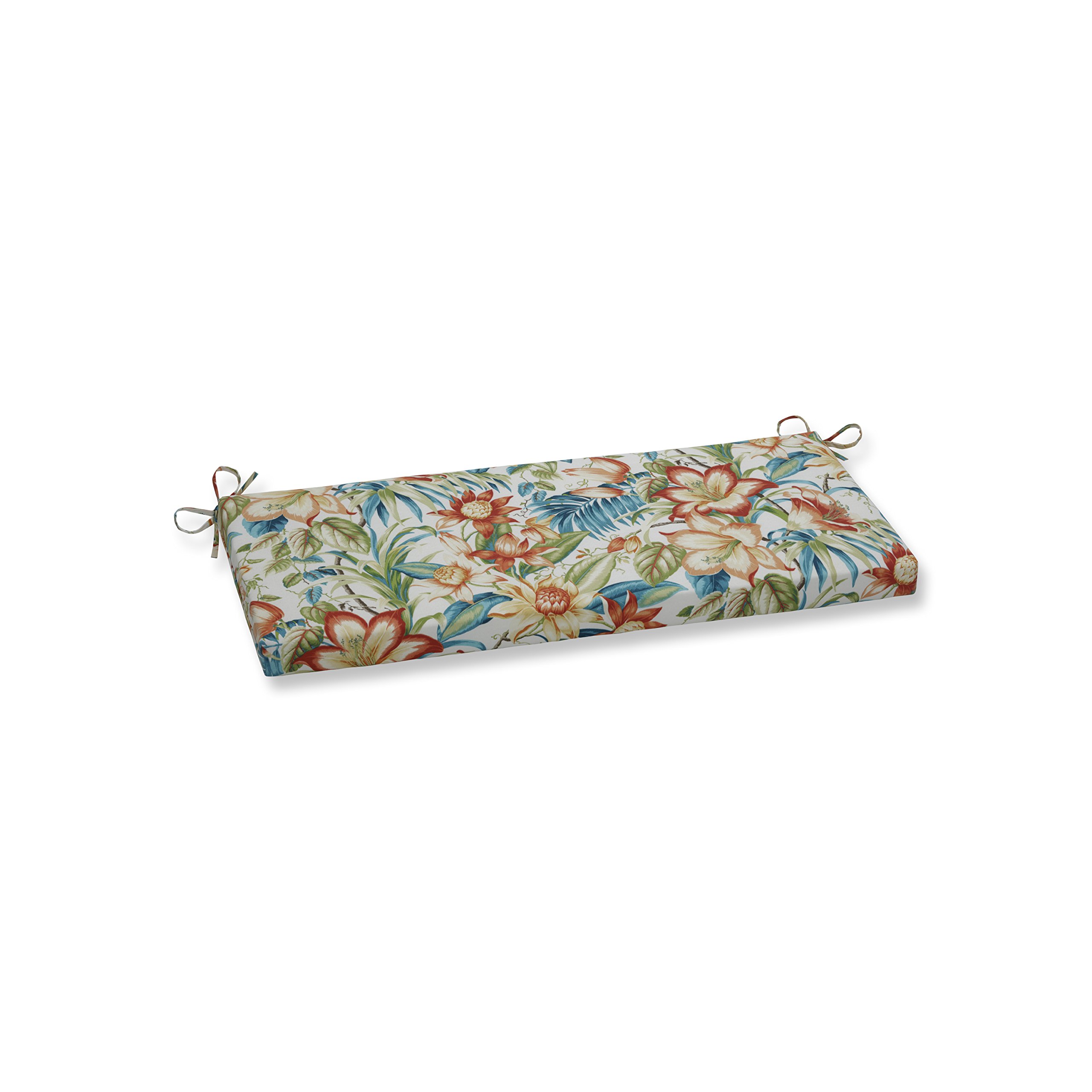 Pillow Perfect Botanical Glow Tiger Stripe 60-in x 18-in Tan Patio