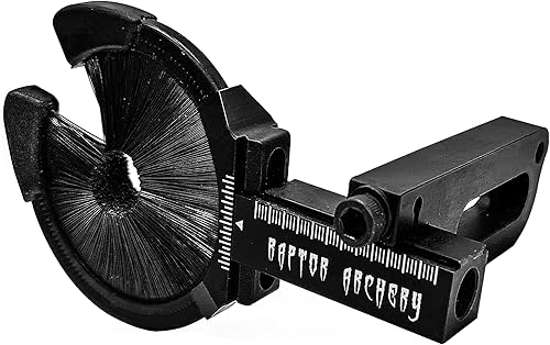 Raptor - Soporte para flechas para anillo de tiro con arco, micro ajustable en todas las direcciones, se adapta a todos los arcos compuestos