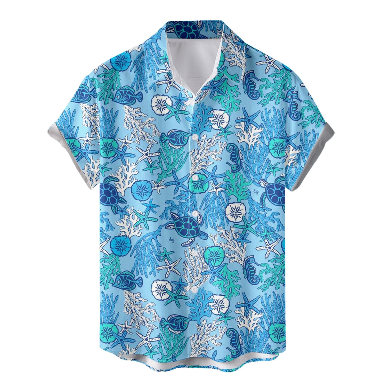 Tee shirt militaire col mao et hauts imprimés été décontracté