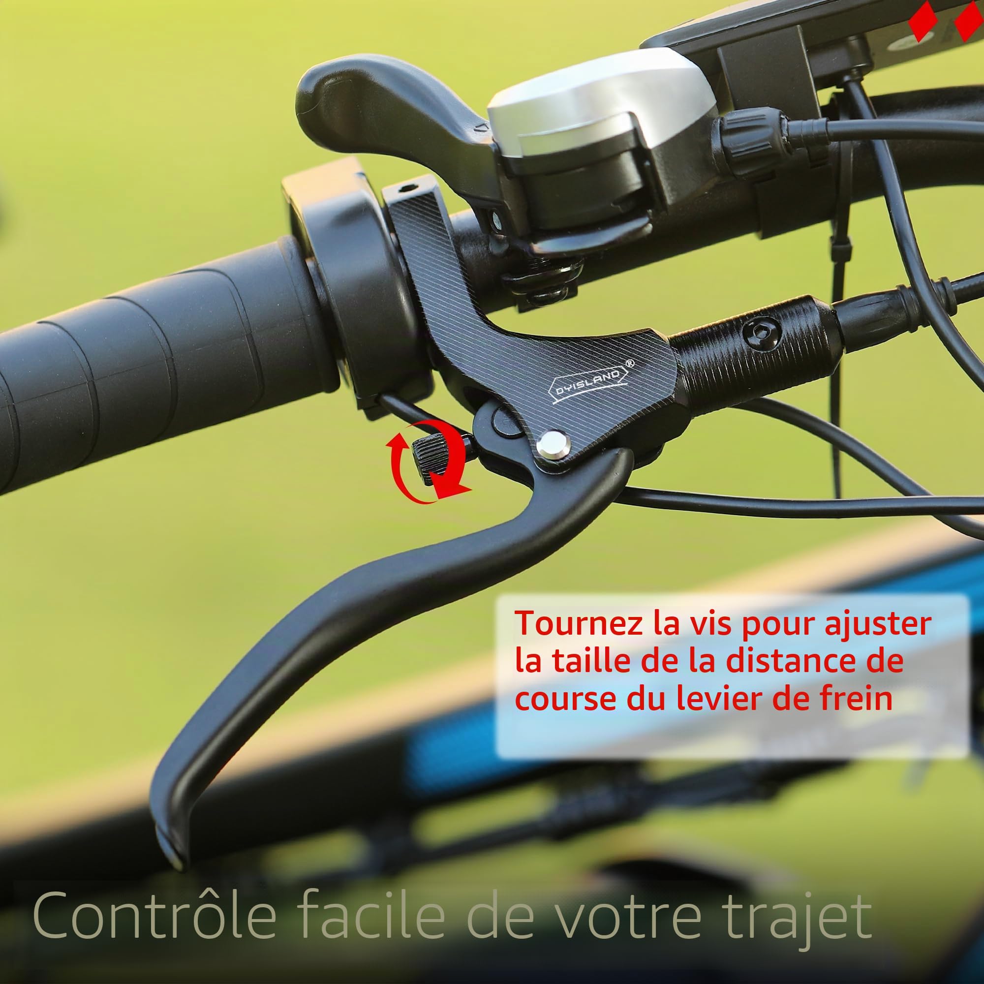 LD-200 Kit de Frein à Disque hydraulique à pour vélo électrique, kit de Frein hydraulique pour vélo électrique à, avec Outils de Montage et vis