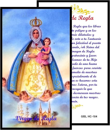 Miniatura 2 de Gifts by Lulee, LLC Oracion a La Santisima Virgen De Regla Tarjeta De Rezo Bendecida Por Su Santidad Francisco