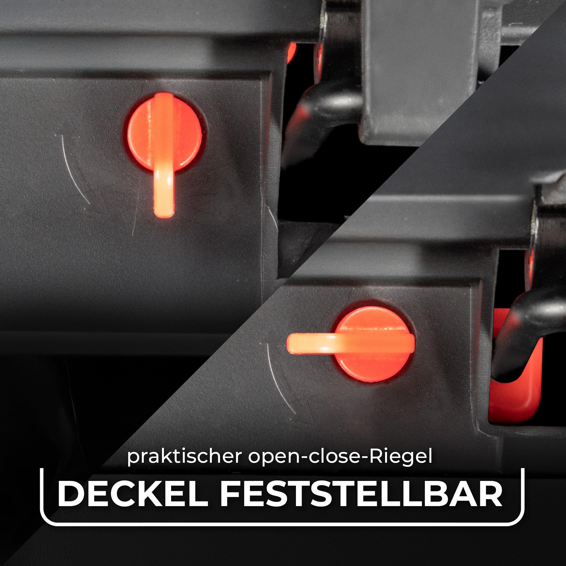 Vileda Mülleimer 60L Edelstahl silber mit 2x 30L Fächern - Treteimer mit Deckel - Abfalleimer 60L mit Soft-Close und 90 Grad Öffnung - Mülleimer Küche 60L - inkl. Einsatzfach für Duftpads im Deckel