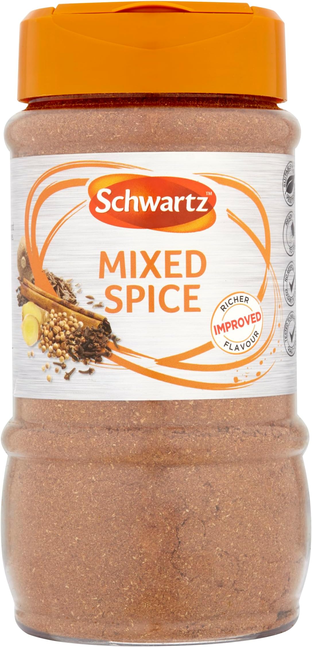Schwartz Mixed Spice, Warm and Spicy Seasoning for Sweet and Savoury Dishes, 0.205 kg ,label may vary