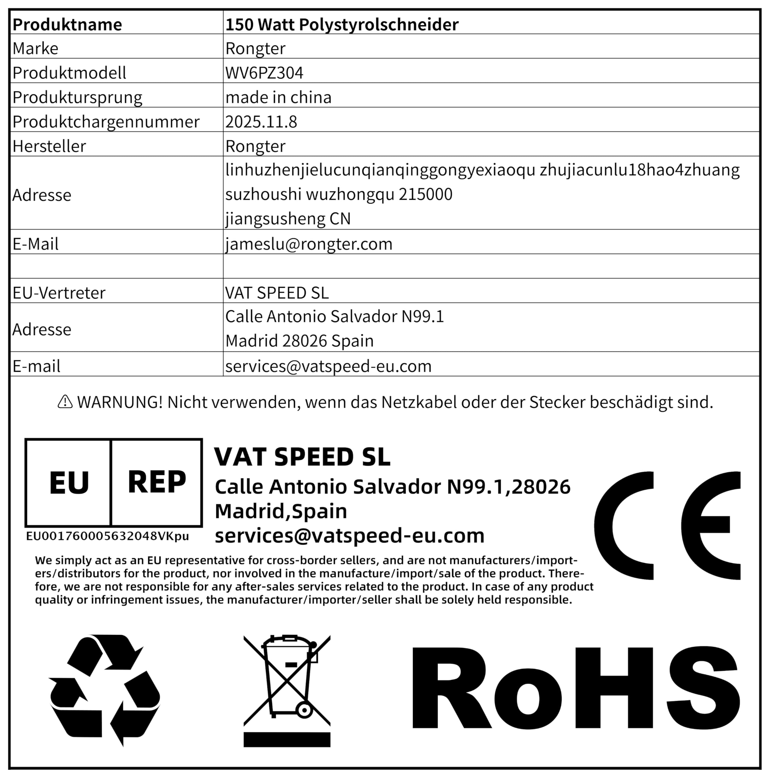 Luftgekühltes elektrisches Heißmesser, elektrisches Schaumstoffschneidewerkzeug mit einstellbarer Temperatur, mehreren Werkzeugen und tragbarer Werkzeugkiste Polystyrolschneider(Supreme)