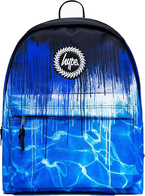 hype Multi Drip Print Backpack Casual Sport Comfortable