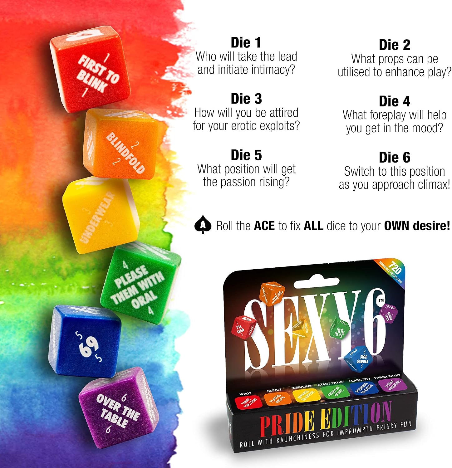Sexy 6 Dice - Pride Edition