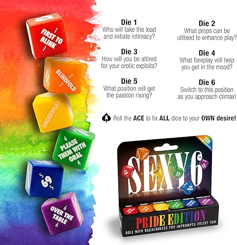 Miniatura 3 de Sexy 6 Dados - Edición Pride