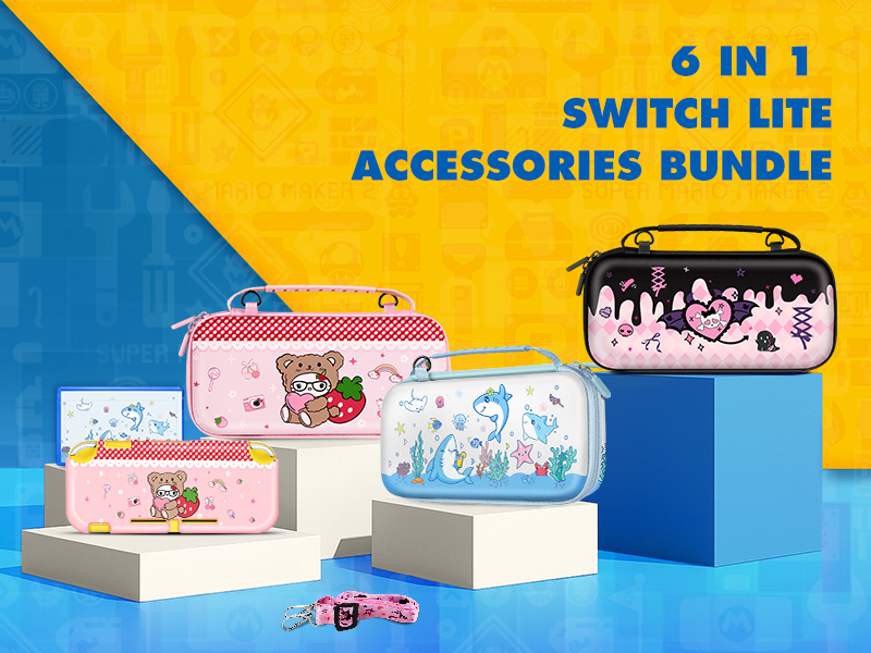 Amazon.com: Gurgitat 6in1 Kits Accessories Bundle for Nintendo